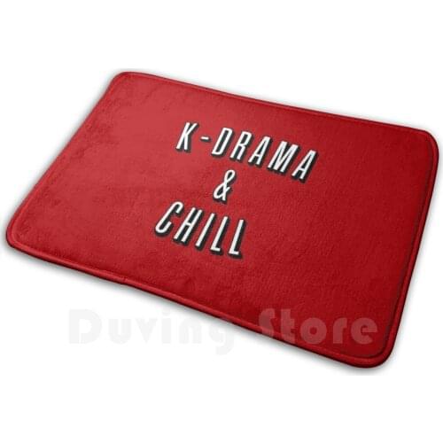 K - Drama & Chill Mat Rug Carpet Anti-Slip Floor Mats Bedroom K Pop Korean Pop Korean K Drama Korean Drama Netflix Goblin