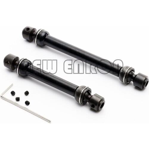 NEW ENRON 2P 87-123/112-170mm Black Metal Steel Universal CVD Drive Shaft for RC Crawler Car Axial SCX10 90046 D90 RC Car Part
