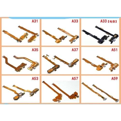OPPO A31 A33 A35 A37 A51 A53 A57 A59 USB Charging Flex Cable MIC Microphone Vibrating Motor Connector Headphone Jack PCB FPC