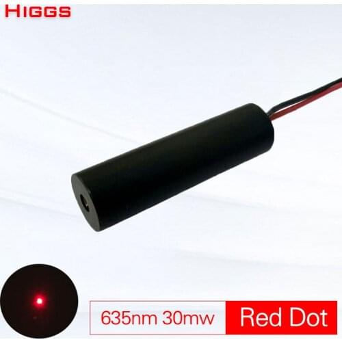 Industrial Level Customizable 635nm 30mw red light dot laser module 10mm×30mm DC laser sight lamp Optical Devices locator