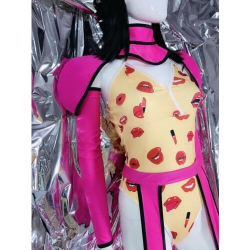 Sexy women nightclub bar dance team bodysuit Stage show dance costume