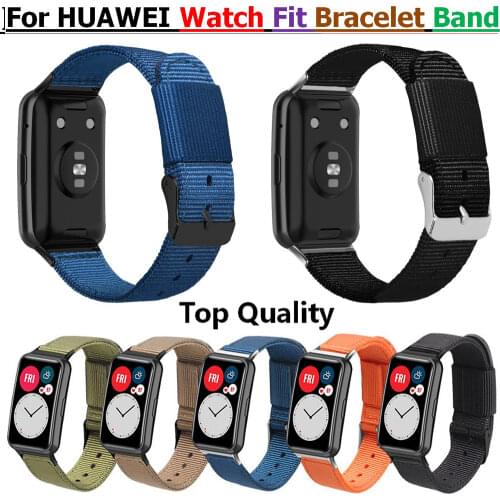 For Huawei Watch Fit Smart Bracelet Band Replacement Watchband Nylon Wrist for Huawei Watch FIT Strap Wristband Top Quality