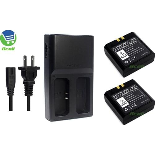 VB19 VB-19 VB18 VB-18 Battery + Duo Charger for GODOX V850 V850II V860 V860II NEEWER TT850 TT860 Camera Flash Speedlite