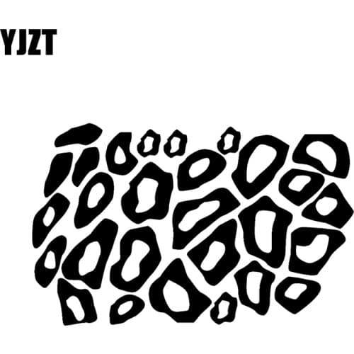 YJZT 16CM*10CM Minimalist Leopard Cheetah Animal Print Graphical For Car Sticker Vinyl Decal Black/Silver C11-1175