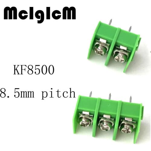 10pcs 8.5mm pitch connector KF8500 pcb screw terminal block connector 2 pin 10A 300V Free shipping
