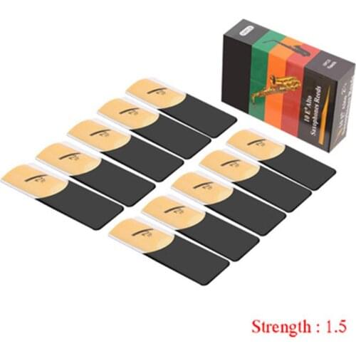 10 Pcs Eb Alto Sax Saxophone Reeds Saxophone Reed Woodwind Instrument Parts Accessories Saxophone Reeds