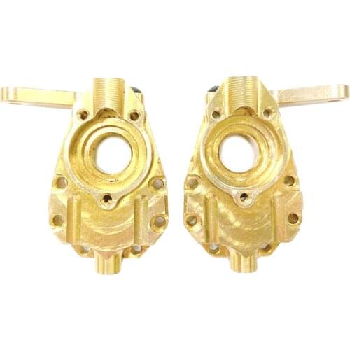 2pcs Brass Front Inner Portal Drive Housing for RC 1:10 Car -4 4, Counterweight Replacement Parts