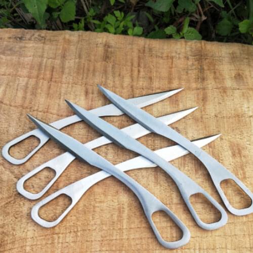 3/6PCS Outdoor Tent Nail Stainless Steel Camping Equipment Camping Accessories Tent Peg EDC Self defense Knife tools