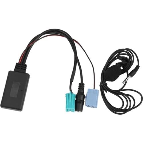 Car Bluetooth 5.0 Aux Cable Microphone Handsfree Mobile Phone Free Calling Adapter for Renault 2005-2011