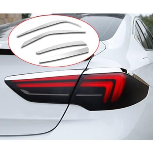 Lsrtw2017 Stainless Steel Car Taillight Rear HeadlightTrims for Buick Regal Gs Opel Insignia 2018 2019 2020 Accessories Auto