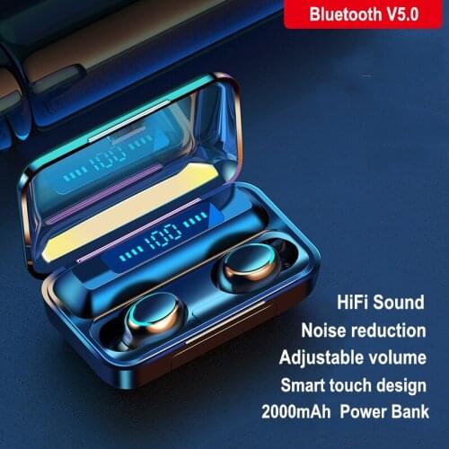 Bluetooth Earphone Wireless Earphones TWS 5.0 Stereo In-ear Earbuds Headset Handsfree Power Bank For iPhone