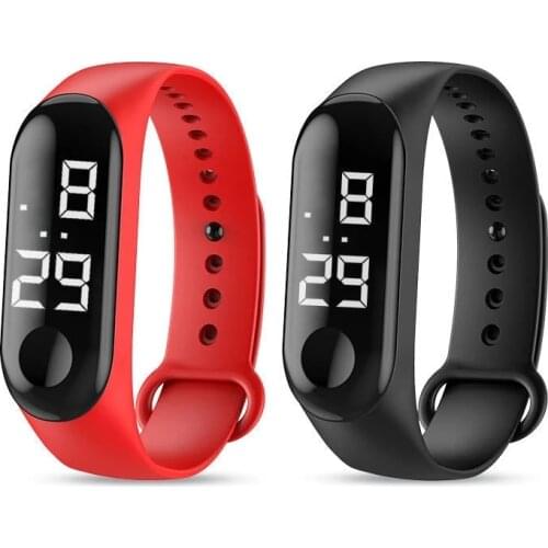 M4 Mens Trendy Wristwatch Ladies Clock Waterproof LED Display Luminous Smart Electronic Watch Women Relogio Smart Watch