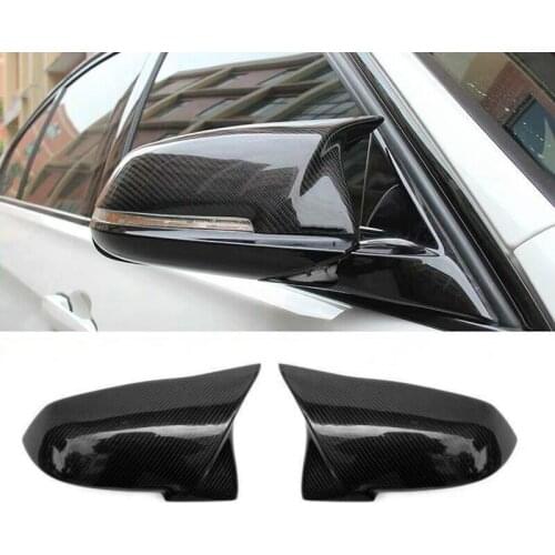 For BMW 1 2 3 4 X M Series Rear View Side Mirror Cover F20 F21 F22 F23 F30 F32 F36 X1 E84 F87 M2 Carbon Style Car Accessories