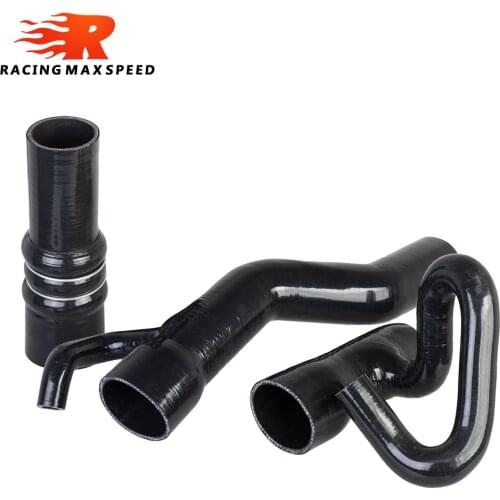 Black Turbo Boost Silicone Pipe Intercooler Pressure Clamp Hose for Audi S6 C4 2.2L AAN TURBO 1995-1997 Car Accessories