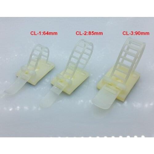 CL2 85mm Cable Ties with paste and pore Self-Locking Cable Zip Ties Cable Loop Ties white 10pcs/lot