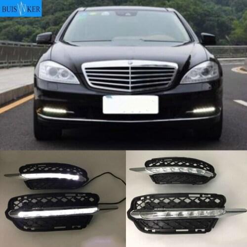 DRL Daytime Running Lamp For Mercedes-Benz S Class W221 S300 S350 S400 S500 2009-2013