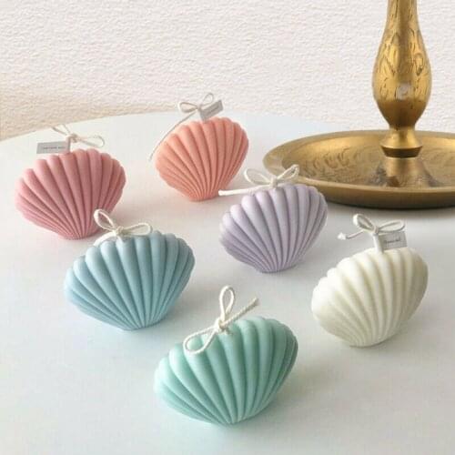 Candle Mould Shell Soap Aromatherapy DIY Seashell Craft Candle Mold 3D Making