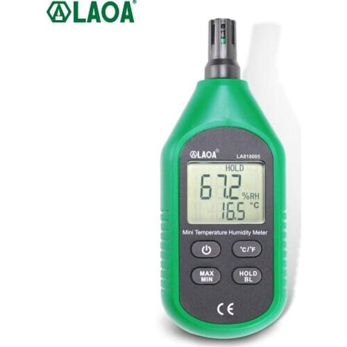 LAOA Digrometer Hygrothermograph Household temperature hygrometer Industrial grade indoor temperature and humidity meter