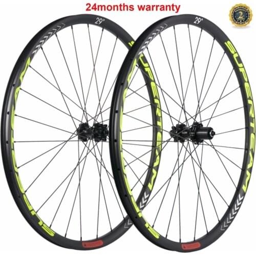 SUPERTEAM Carbon MTB Wheels 29er MTB Wheelset MTB Bike Wheels Alex Thru Mountain Bicycle Wheels