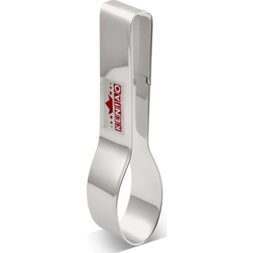 KENIAO Spoon Cookie Cutter - 3 x 11.7 cm - Biscuit and Fondant Cutter - Stainless Steel