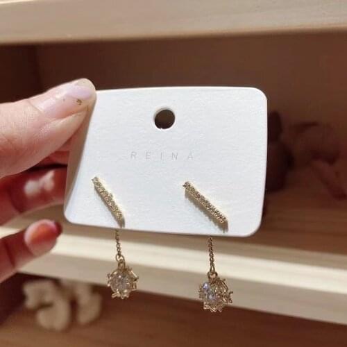 Fashion Korean version of the new earrings spherical pendant earrings 2021 New Women Jewelry Earrring Fashion Stud Earrings