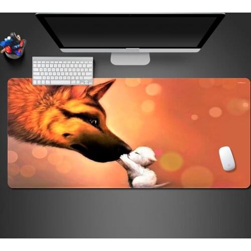 Fashionable Interest Advanced Mouse Pad High Quality Cool Animal Rubber Edge Mouse Pad Customized Large Competition Game Mats