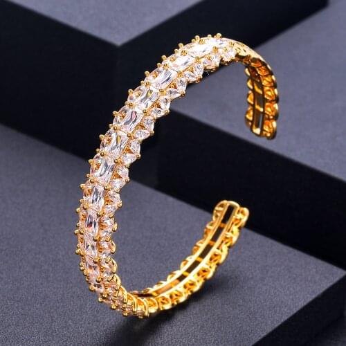 Janekelly Trendy Luxury Brand Fashion Bracelet Multicolor Stones Tribal Bangle with Oval Plate Geometric Shapes Women Mana Jewe