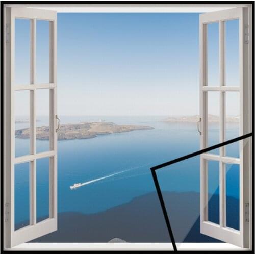 110-120-130 Mosquito Nets For Window Screens With Velcro Self-Adhesive Magic Stickers Simple Door Curtain Screening Custom Size