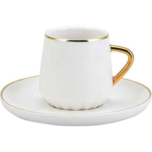 EMSAN COFFEE CUP SET KIYMET WHITE 6 PIECES