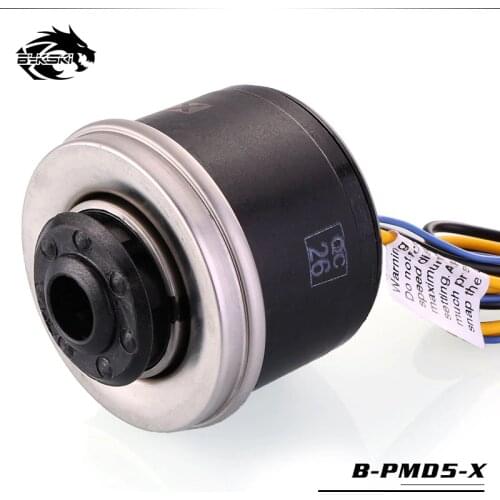 Bykski PWM Automatic Speed 18W Pump / Max 5000RPM / Flow 1100L/H Date Feedback / TDP 23W Manual Speed Regulation 1500L/H