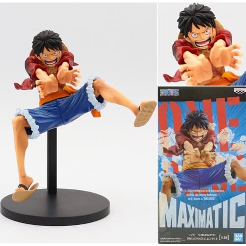 In Stock Original Banpresto One Piece OP MAXIMATIC MAX mONKEY D Luffy Action Figure Model Doll Toys Anime Figurals Brinquedos