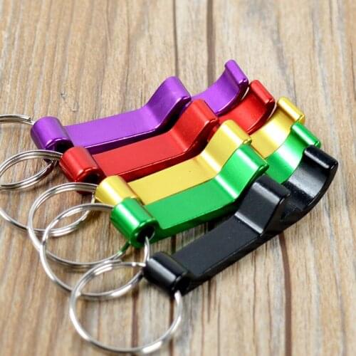 Portable Opener Can 8 Colors Wedding Unique Creative Gift Beer Bottle Opener Keychain 4 in 1 Bag Aluminum Beer Bottle Opener