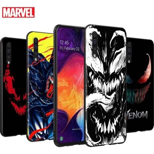 Marvel Venom Dark Hero For Samsung Galaxy A90 A80 A70S A60 A50S A40S A30S A20E A10S A2 Core 5G Black Soft Phone Case