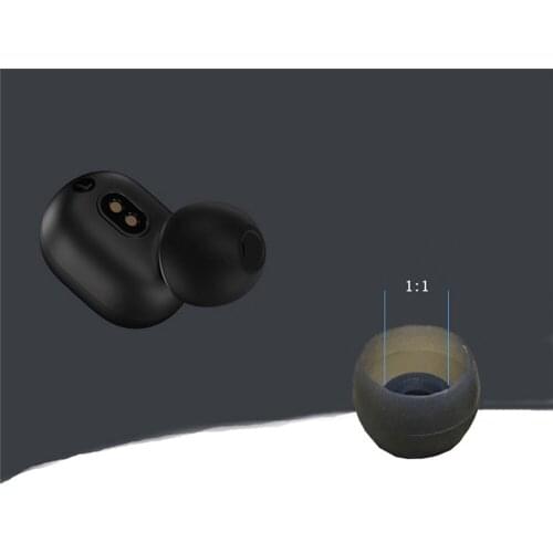 Silicone Ear Tips In Ear Tips Earbuds Ear Sleeve S/M/L for Xiaomi Redmi Airdots Wireless TWS Bluetooth Earphone Accessories