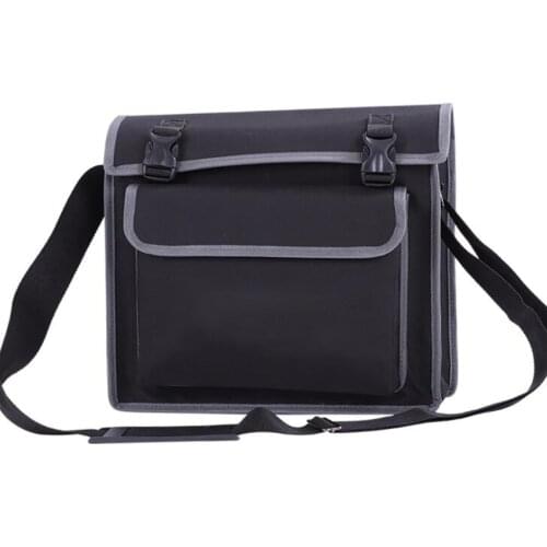 Tool Bag Organizer with Shoulder Strap Tool Storage Bag Waterproof Equipment Bag for Carpenters, Electricians 35x28x11.5cm