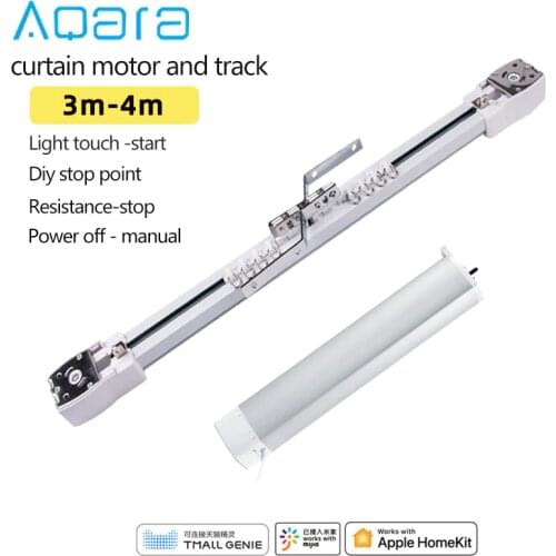 Aqara Smart motorized curtain track Wireless Remote Control Electric automatic curtain work with homekit for xiaomi smart home