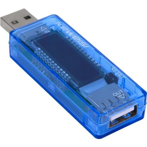 LCD USB Detector USB Volt Current Voltage Doctor Charger Capacity Tester Meter Voltmeter Ammeter Power Bank Plug