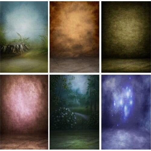 SHENGYONGBAO Vinyl Custom Gradient Vintage Photography Background Newborn Baby Portrait Photo Backdrops Studio Props 21318WE-08