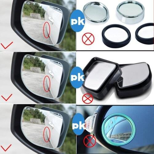 Weatherproof Car Blind Spot Mirrors Rear View Mirror Blind Spot Rear View Mirror Car Side Silver Truck Universal