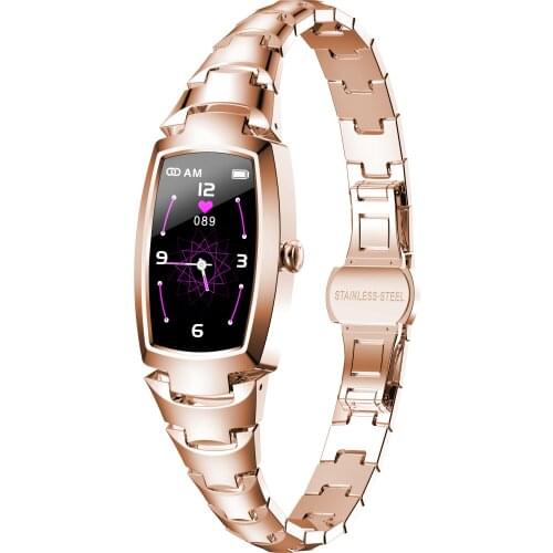 Smart Watch Women Fashion Lovely Ladies Watches Heart Rate Monitoring Call Reminder Smart Bracelet for Android IOS Girls Gift