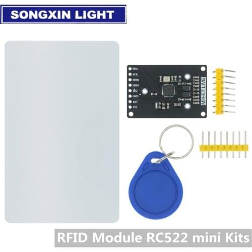 1KIT RFID module RC522 mini Kits S50 13.56 Mhz 6cm With Tags SPI Write & Read for arduino uno 2560