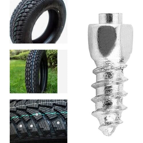 100pcs/Set 12mm Universal Anti-slip Tire Studs Screw For Off Road Vehicle Motorcycle Durable Cemented Carbide Tyre Spikes