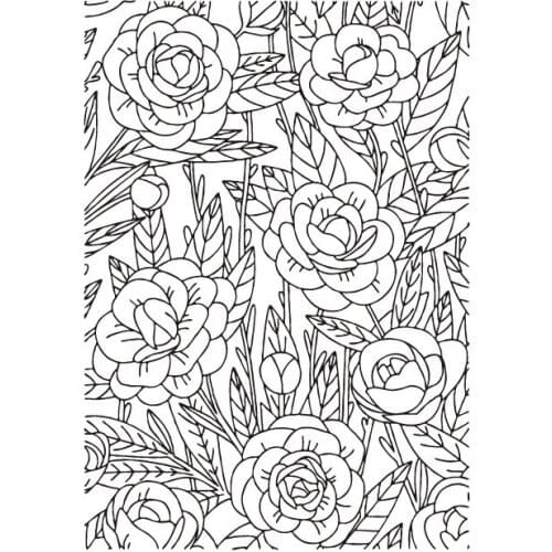 Flower Transparent Clear Stamps for DIY Scrapbooking/Card Making/Kids Christmas Fun Decoration Supplies