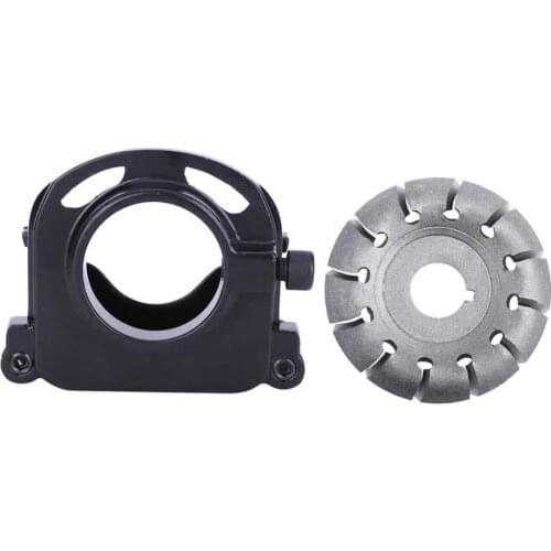 12 Teeth Wood Shaping Disc Wood Carving Disc with Protective Cover for Angle Grinder