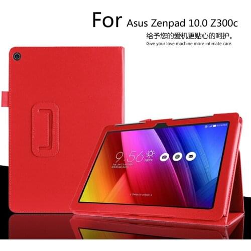 For Asus Zenpad 10 Z300 Z300C Z300CG Z301 Z301ML Z301MFL 10.1 inch Tablet Case Litchi PU Leather Cover Protective shell
