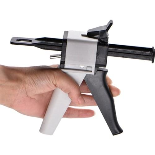 Dental Impression Mixing Dispensing Gun Universal Dispenser Gun 1:1 /1:2 Silicon Rubber Dispenser Gun 10:1 50ml Dentist Tools