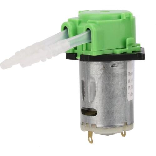12V Dosing Pump Self-priming Pump DIY Peristaltic Tube Head For Aquarium Lab Chemical Analysis