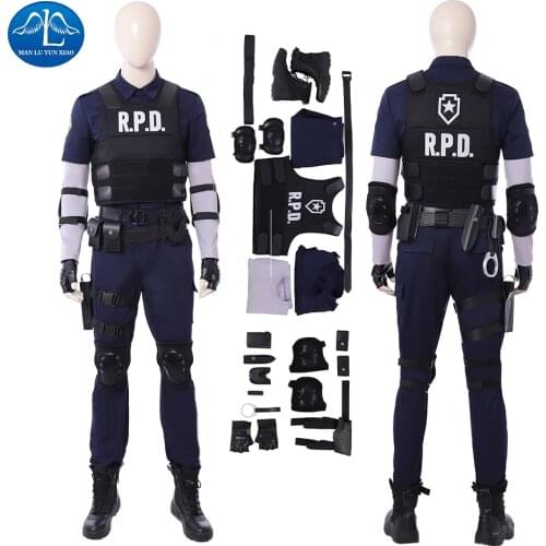 Manluyunxiao Cosplay Costume Leon Game Cosplay Costume Halloween Costumes For Men Game Suit Custom Made