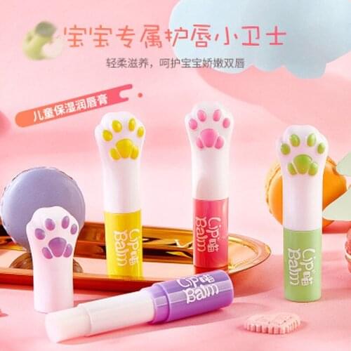 Cute Cat Paw Lip Balm Moisture Long Lasting Nourish Reduce Lip Fine Lines Lips Care Makeup Beauty Chapstick Lip Oil