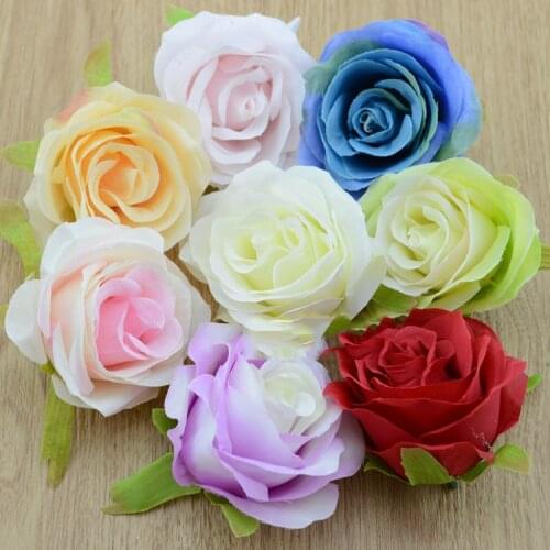 Artificial flowers Simulation of good roses silk flower bud heart holiday wedding shoes hat decorative flower photographed props